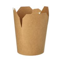 Boîtes à Snacks, carton rectangulaire 760 ml 9,8 cm x 10 cm x 8,8 cm marron
