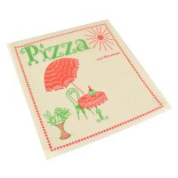 Sachets à Pizza en papier parchemin 30 cm x 30 cm "Caféteria" résistant à la graisse