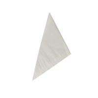 Cornets en papier parchemin artificiel avec ficelle de jonction 17 cm x 17 cm x 24 cm blanc volume 100 g, anti-grasa