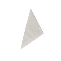 Cornets en papier sulfurisé 15 cm x 15 cm x 21 cm blanc contenance 50 g, résistant à la graisse