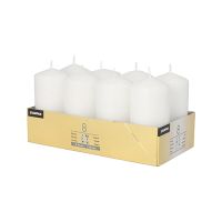 Bougies cylindriques Ø 50 mm · 100 mm blanc