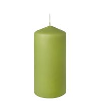 Bougie cylindrique Ø 69 mm · 150 mm vert pastel