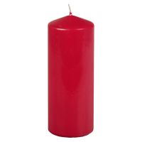 Bougie cylindrique Ø 69 mm · 180 mm rubis