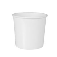 Terrines à soupe, carton "To Go" rond 470 ml Ø 9,9 cm · 9,9 cm blanc