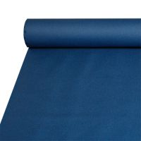 Nappe, aspect textile, Airlaid 20 m x 1,2 m bleu foncé