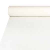 Nappe, aspect textile, Airlaid 20 m x 1,2 m blanc