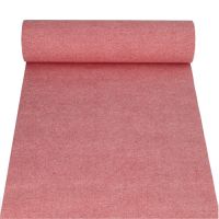 Chemin de table, aspect tissu, PV-tissu "ROYAL Collection" 24 m x 40 cm bordeaux "Textile"