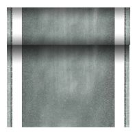 Chemin de table, aspect tissu, PV-tissu "ROYAL Collection" 24 m x 40 cm "Chalk"
