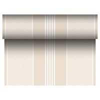 Chemin de table, aspect tissu, PV-tissu "ROYAL Collection" 24 m x 40 cm champagne "Elegance"