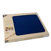 Sets de table, ouate de cellulose "ROYAL Collection" 30 cm x 40 cm bleu foncé