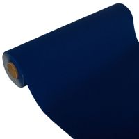 Chemin de table "ROYAL Collection" 24 m x 40 cm bleu foncé