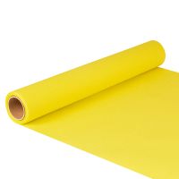 Chemin de table "ROYAL Collection" 5 m x 40 cm jaune en rouleau
