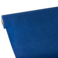 Nappe, aspect textile, non tissée "soft selection" 25 m x 1,18 m bleu foncé