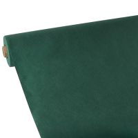 Nappe, aspect textile, non tissée "soft selection" 25 m x 1,18 m vert foncé