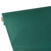 Nappe, aspect textile, non tissée "soft selection plus" 25 m x 1,18 m vert foncé