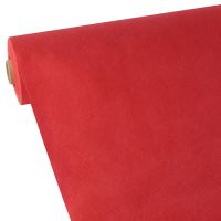 Nappe, aspect textile, non tissée "soft selection" 40 m x 0,9 m rouge