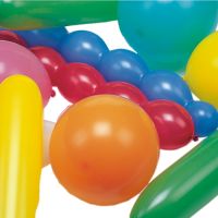 Ballons couleurs assorties "diverses formes", extra large