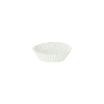Moules en papier rond Ø 3,5 cm · 1,9 cm blanc
