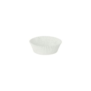 Moules en papier rond Ø 5,5 cm · 2,5 cm blanc