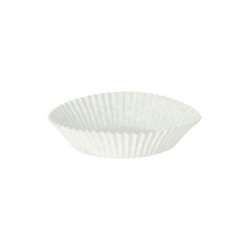 Moules en papier rond Ø 6,5 cm · 2 cm blanc
