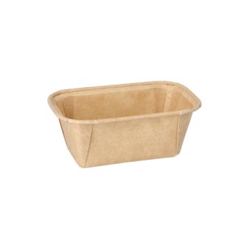 Moules "pure" rectangulaire 167 ml 4 cm x 6,5 cm x 11 cm marron