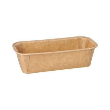 Moules rectangulaire 523 ml 5 cm x 8,5 cm x 18,8 cm marron