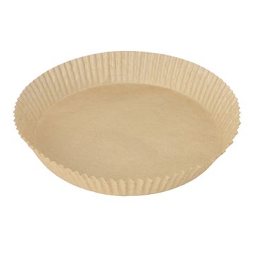 Papier cuisson Ø 23 cm · 4,5 cm marron pour friteuses à air chaud