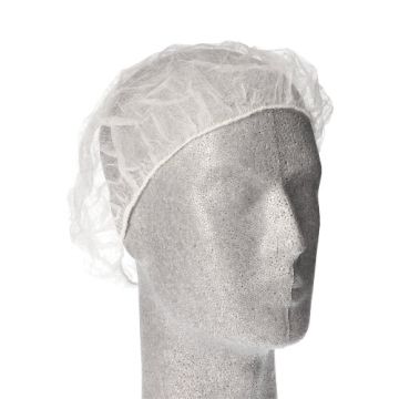 "WORK-INN/PS" Bonnet non-tissé Ø 52 cm blanc