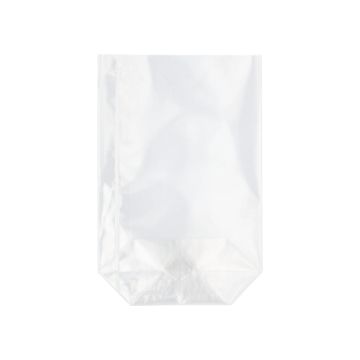 Sachet fond plat, PP 15 cm x 10 cm x 3,5 cm transparent
