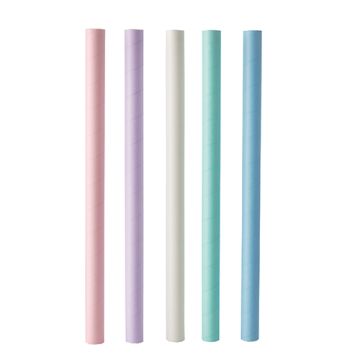 Bubble Tea Pailles, papier Ø 12 mm · 20 cm couleurs assorties