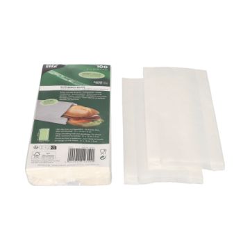Sacs à sandwichs 21 cm x 10 cm x 3 cm blanc , sulfurisé