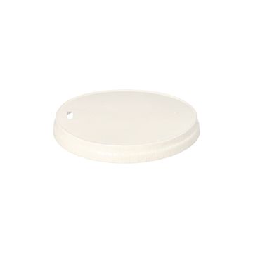 Couvercles pour gobelets, carton Ø 9 cm blanc