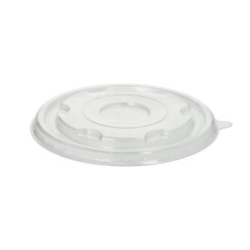 Deckel für Schalen R-PET rond Ø 17 cm · 1,5 cm blanc