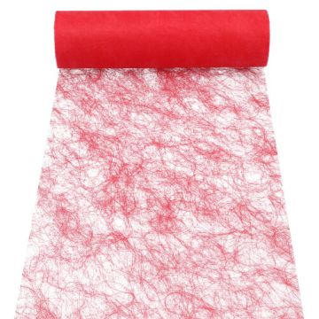 Ruban décoratif "Sizoflor" 25 m x 30 cm rouge