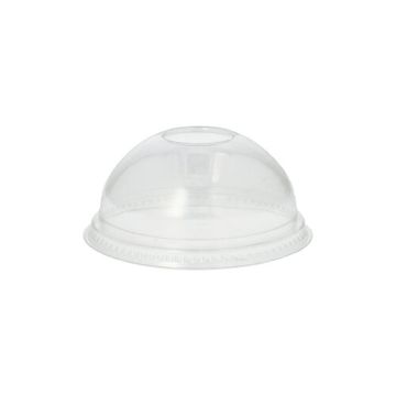 Couvercles bombes "Hurricane", PET ronds Ø 9,5 cm · 4,5 cm transparents sans ouverture