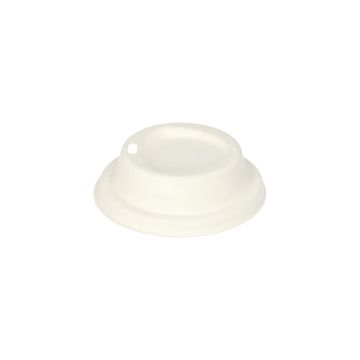 Couvercle dôme, canne à sucre "pure" rond Ø 8 cm · 2,5 cm blanc