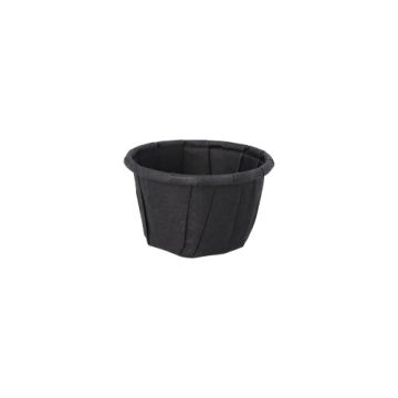 Coupelles pour sauce à salade, papier 10 ml Ø 3,5 cm · 2,2 cm noir