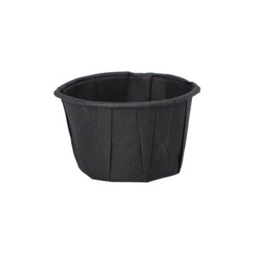 Coupelles pour sauce à salade, papier 50 ml Ø 5,8 cm · 3,5 cm noir