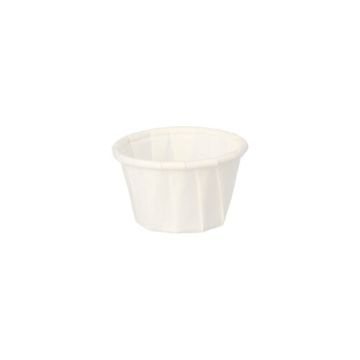 Coupelles pour sauce à salade, papier "pure" 10 ml Ø 3,5 cm · 2,2 cm blanc