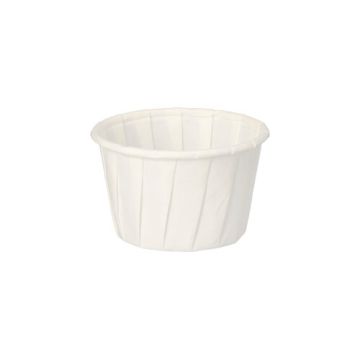 Coupelles pour sauce à salade, papier "pure" 35 ml Ø 5 cm · 3,1 cm blanc
