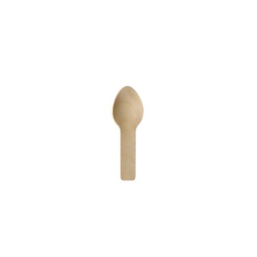 Cuillères "Fingerfood", bois "pure" 7,6 cm