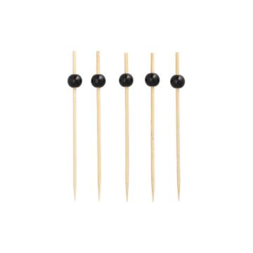 Piques apéritifs "Fingerfood" 12 cm "Black Pearl"