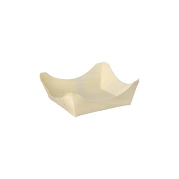 Bols "Fingerfood", bois "pure" rectangulaire 3 cm x 8 cm x 8 cm