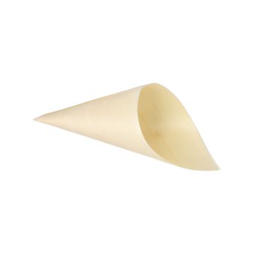 Cornets "Fingerfood" en bois "pure" Ø 9,5 cm · 18 cm