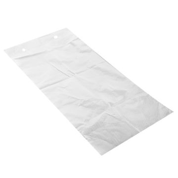Sachets à fond plat, CPP 25 cm x 16 cm transparent perforé, bloqué à 100 Sachets