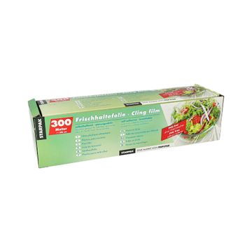 Filme plastique alimentaire 300 m x 30 cm en boîte