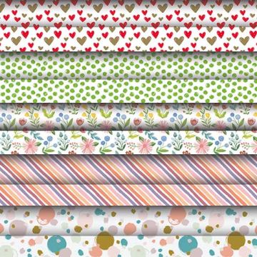Papiers cadeaux 3 m x 70 cm "Fantasy" assorti