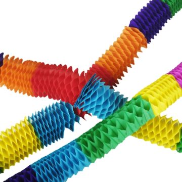Guirlandes, papier 2 m "Boa - Mini"