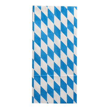 Sachets pour poulets en papier avec couche aluminium intérieure 28 x 13 x 8 cm " bleu bavarois" 1/1