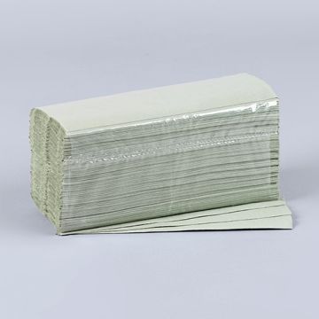 Papier essuie-mains pliage en C 25 cm x 33 cm vert 1 couche(20 x 180)